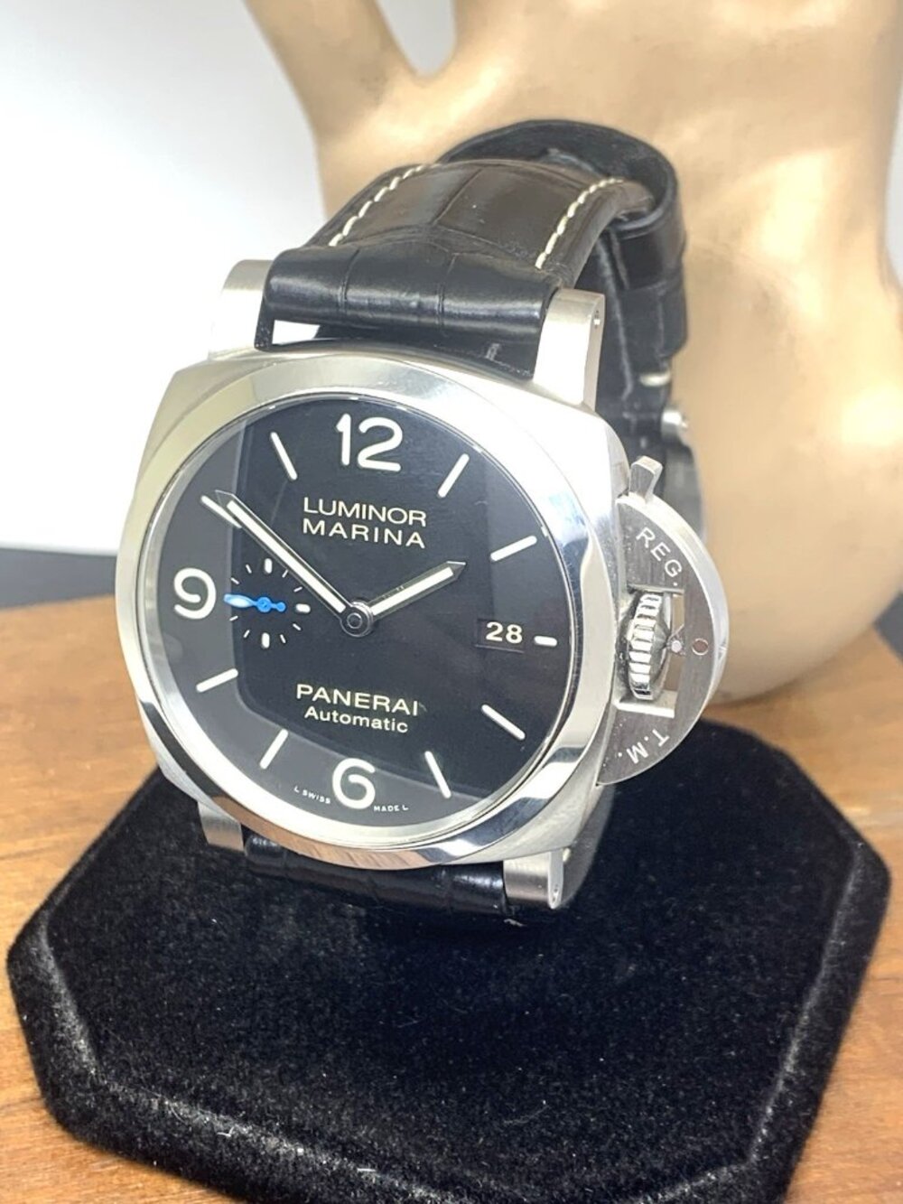 Panerai Luminor Marina PAM01312 Men's Watch Swiss Automatic Black Dial 44mm